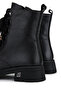 Women's Genuine Leather Black Floater Classic Boots - 5