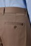 Chino Twill Cotton Blend Slim Fit Khaki Men's Straight Trousers - 3