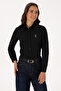 Women's Black Long Sleeve Basic Shirt 50307990-Vr046 - 3