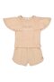 Two Strap Shorts 2-Piece Set (You Are) Beige