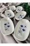Purple Violet Model 6 Oval Plates - 3