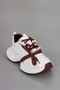 PRN 131-3 Stone-Embellished Lace-Up Sneakers - 5