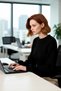 Women's Fitted Fit Stand Collar Knitwear Sweater Ribbed Woven Long Sleeve Casual Stylish Winter Clothing Option - 3