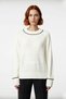 Women's Oversized Crew Neck Long Sleeve Thessaloniki Knitwear Sweater Ideal for Everyday Chic. Good Quality - 2