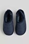 Navy Quilted Slippers - 2