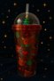 Cute Deer Snowflake Christmas Tree Patterned Decorated Colorful Straw Mug Cup Water Bottle 450ml 2768C - 5