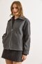 Women's Smoked Lined Sleeve Back Detailed Cashmere Jacket Ckt-19000487 - 3