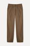 Men's Brown Straight Fit Chino Pants - 5
