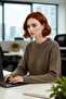 Women's Oversize Knitwear Sweater Low Sleeve Crew Neck Basic Winter Daily Casual Comfortable Stylish Design Quality - 3