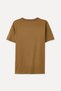 Women's Brown Relax Fit Crew Neck T-Shirt - 2