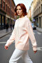 Women's Oversize Knitwear Sweater Low Sleeve Crew Neck Basic Winter Daily Casual Comfortable Stylish Design Quality