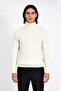 Men's Fitted Knitwear Turtleneck Hair Knit Patterned Thick Standard Sleeve Casual Stylish Sweater - 2
