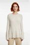 Women's Regular Fit Sustainable Knitwear Sweater Raglan Sleeves Peplum Detail Medium Thickness Casual - 2