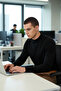 Men's Fitted Half Turtleneck Knit Sweater Basic Collection a Comfortable Touch to Your Winter Style - 3