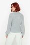 Women's Pearl Detailed Regular Fit Crew Neck Low Sleeve Ribbed Knitwear Sweater Model Quality - 4
