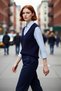 Women's Relaxed Fit V-Neck Striped Shirt Detailed Long Sleeve Thessaloniki Woven Knitwear Sweater Winter