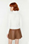 Women's Exclusive Fitted Turtleneck Long Sleeve Basic Knitwear Sweater Ideal for Winter Days Acrylic - 4