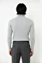 Men's Fitted Turtleneck Ribbed Knit Sweater Ideal for Winter Days Offering Elegance and Comfort - 4
