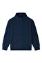Men's Navy Blue Fleece Full Zip Zippered Navy Blue Men's Fleece Navy Blue Fleece - 2