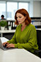 Women's V-Neck Drawstring Sleeve Detailed Knitwear Sweater Regular Fit Medium Thickness Basic Silhouette Casual Chic - 3