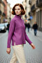 Women's Oversized Low-Cut Neckline Long Knit Sweater Offers Basic Modern Comfortable Winter Daily Chic
