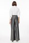 Elastic Waist Lace-Up Leather Trousers 44185-26K - 2