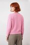 Women's College Style Hair Braided V-Neck Knitwear Sweater Regular Fit Comfortable Stylish for Everyday Outfits - 4