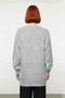 Women's Relaxed Fit Low Armhole Bowknot Knitwear Crew Neck Long Sleeve Stylish Sweater Model High Quality - 4