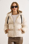 Women's Stone Pocket Hooded Puffer Coat Kbn-19000021 - 2