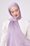 Brilliant Shawl with Stone Stripes on the Sides in Violet - 2