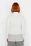 Women's Fitted Turtleneck Plain Long Sleeve Knitwear Sweater Winter Elegance and Comfort in Acrylic Material - 4