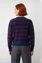 Women's Regular Fit Crew Neck Low Sleeve Striped Shoulder Button Detailed Knitwear Sweater Winter Clothing - 4
