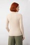 Women's Polo Neck Ribbed Knit Sweater Offers Everyday Chic with Its Fitted Cut Ideal for Cold Weather - 4