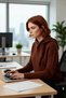 Women's Regular Fit Shawl Collar Low Arm Knitwear Sweater for Special Combinations for Winter and Autumn Days - 3