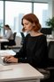Women's Oversized Boat Neck Batwing Sleeve Knitwear Sweater Perfect Choice for Winter and Fall Chic - 3