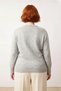 Women's Pearl Detailed Regular Fit Crew Neck Knitwear Sweater Comfortable and Stylish on Cold Days - 4