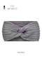Gray Knitted Winter Premium Women's Headband - 2