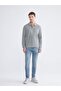Lcwaikiki Classic Green Polo Neck Long Sleeve Men's Sweatshirt - 2