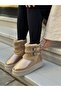 Modern Children's and Women's Short Boots with Silver Detailing, Feather Inside, and Cold Protection