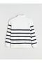 Lcw Vision Polo Neck Long Sleeve Striped Men's Sweatshirt - 7