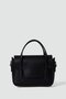 Dimple Retro Hand and Crossbody Bag Black
