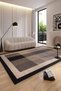 Digital Non-Slip Washable Dark Gray Living Room Rug Kitchen Rug Corridor Rug Runner Rug