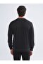 Lcwaikiki Classic Black Crew Neck Printed Men's Sweatshirt - 4