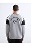 Xside Gray V-Neck Ford Printed Men's Sweatshirt - 4