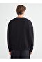 Crew Neck Printed Men's Thick Sweatshirt - 4
