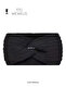 Black Knitted Winter Premium Women's Headband - 2