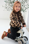 Minto Girls' and Baby's Tan Boots - Suede Orthopedic Non-Slip Sole Winter Snow Boots with Fur and Flower Figures - 5