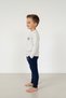 Children's World Tour Embroidered Ribbed Suit - 3