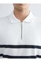Lcw Vision Polo Neck Long Sleeve Striped Men's Sweatshirt - 3