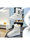Modern Children's and Women's Short Boots with Silver Detailing, Feather Inside, and Cold Protection - 4